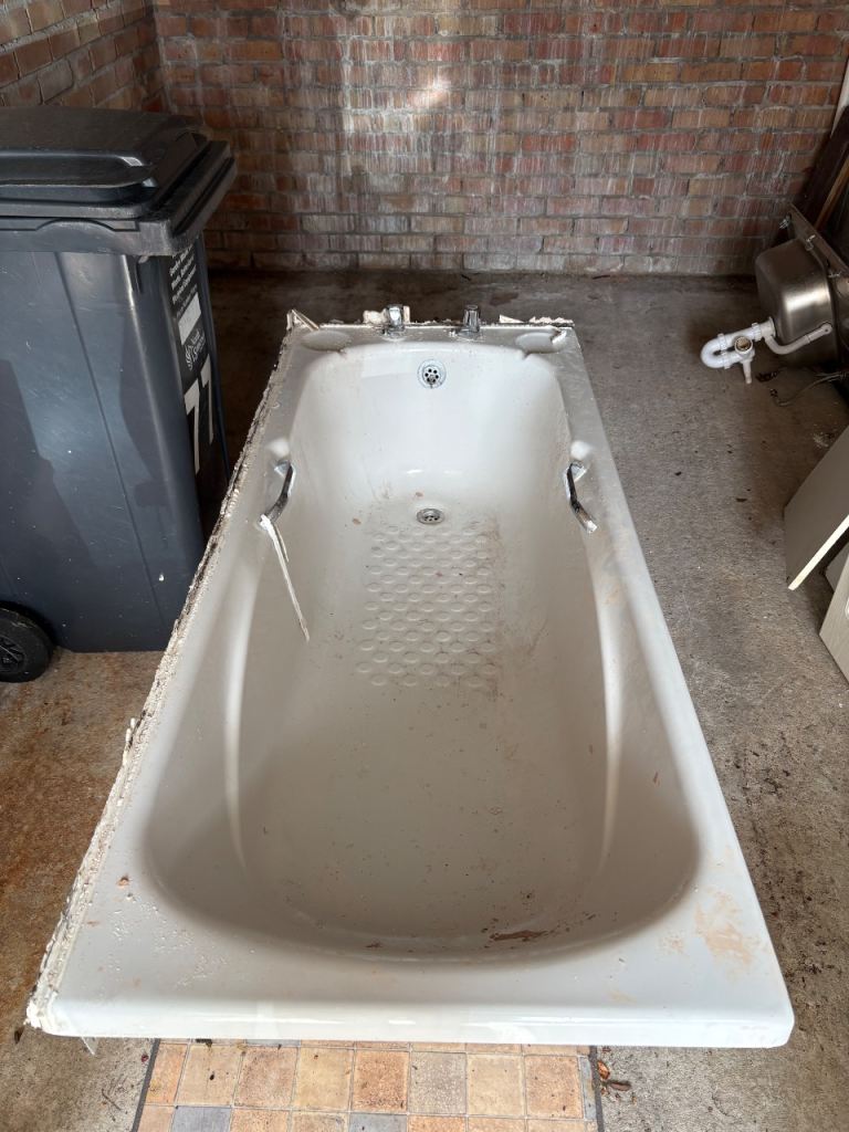 A bath 