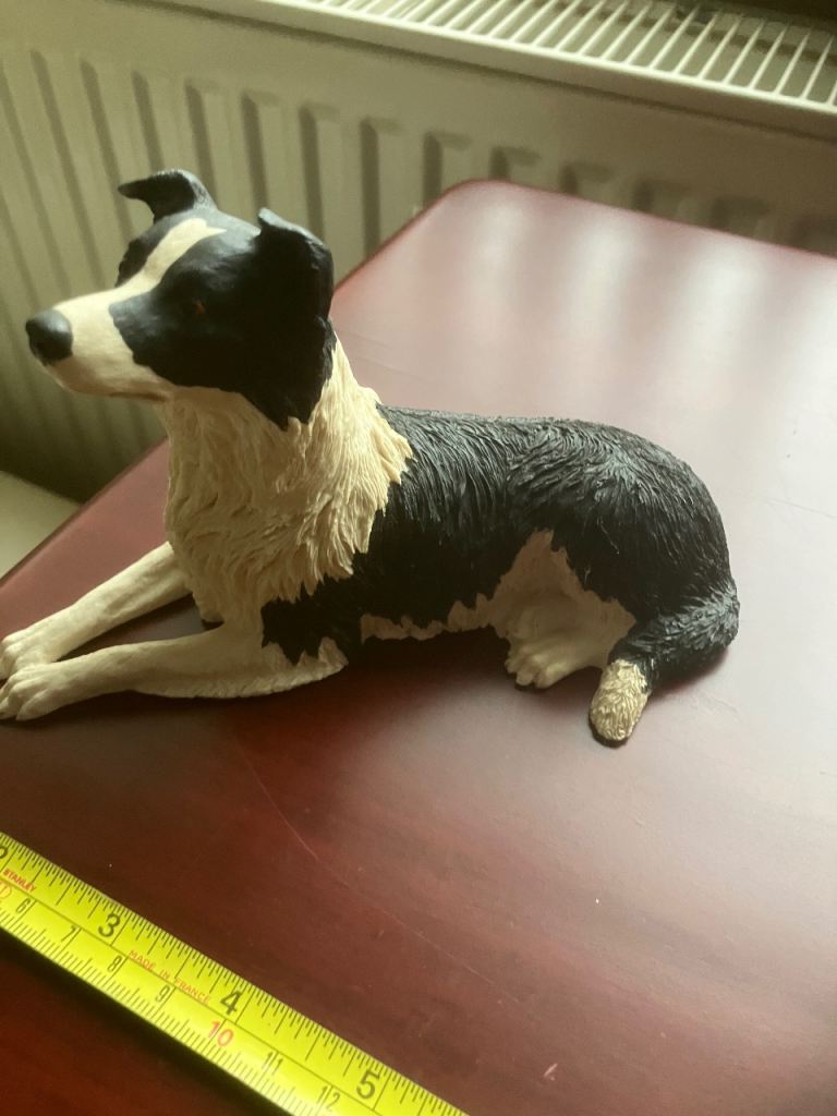 Border Collie Dog Figurine – As Good As New