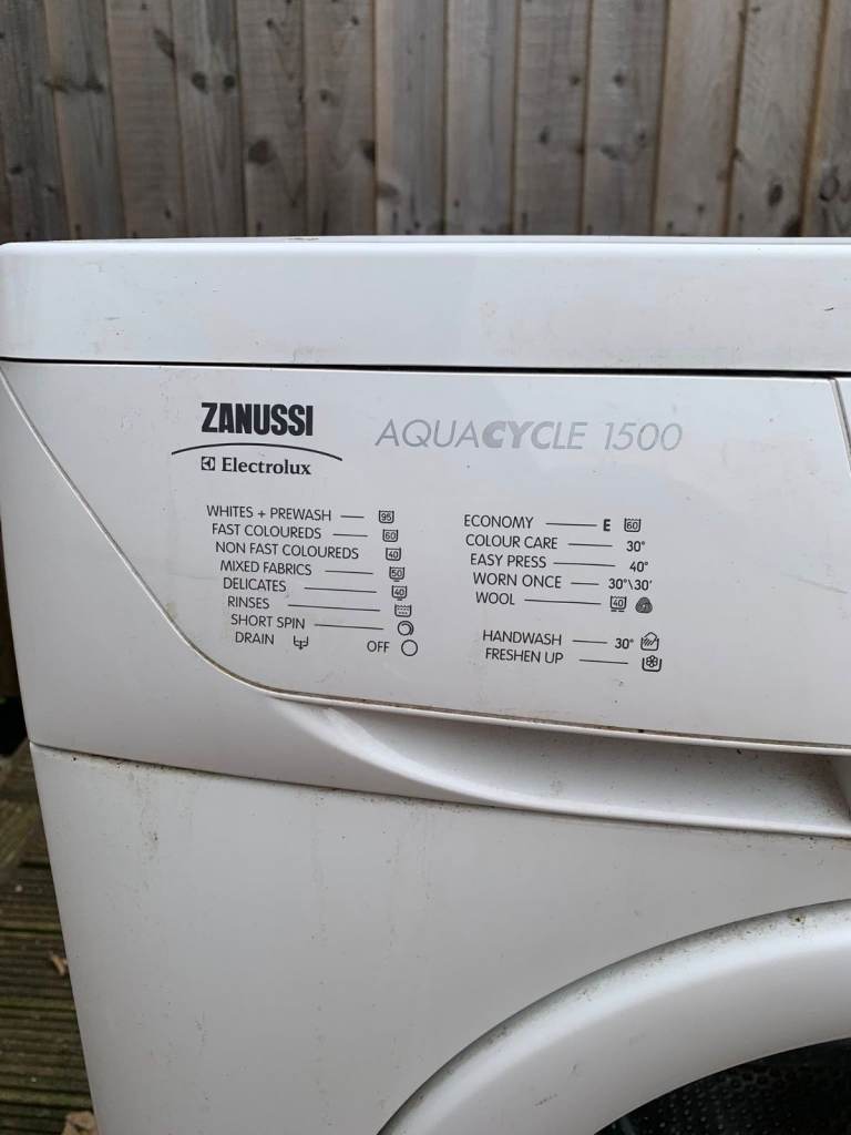 Washing Machine Electrolux Zanussi Aquacycle 1500 ( FOR PARTS NOT WORKING )