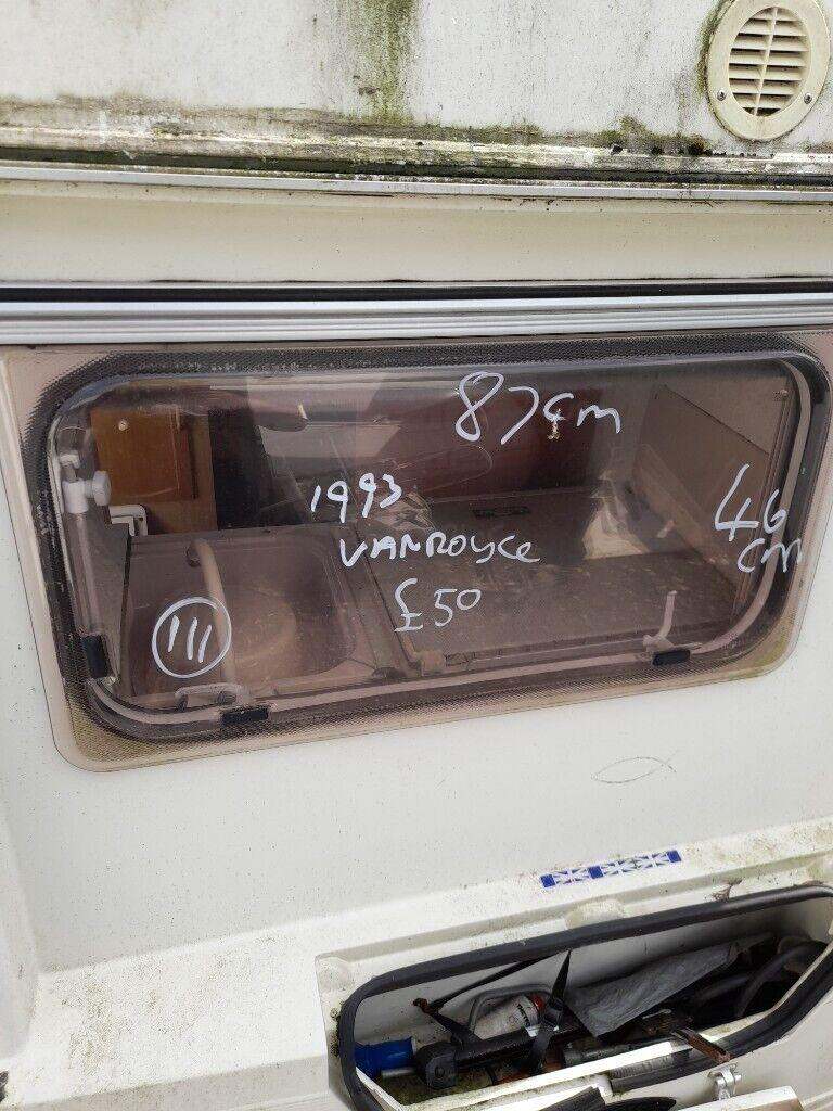 Vanroyce caravan rear window 