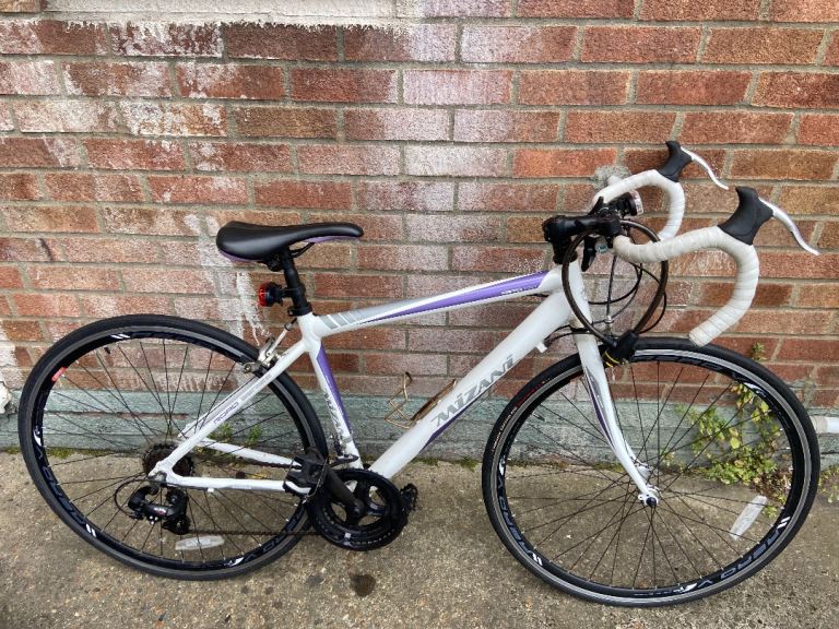Mizani Women's Road Race Bike - White & Purple, Good Condition
