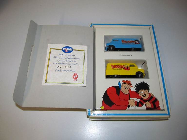 Beano and Dandy Corgi Classics Vans