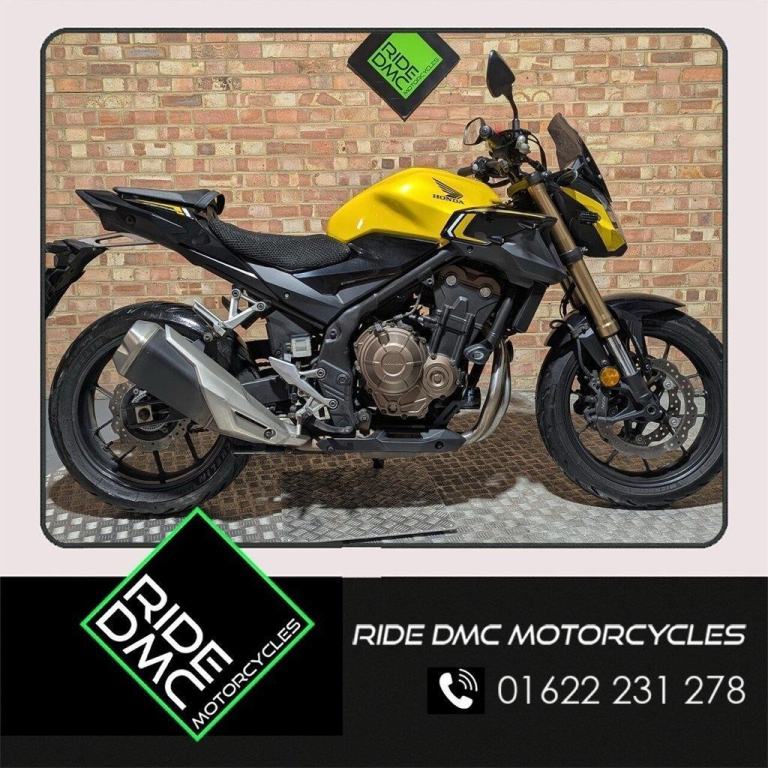 HONDA CB500F NEW SHAPE USD FORK MODEL 2022 - ONE OWNER - EXTRAS - LOVELY BIKE