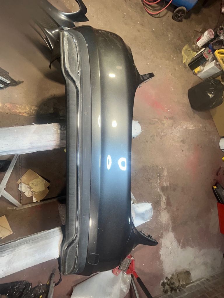 Mercedes C class w205 2015 Tenorite grey back bumper