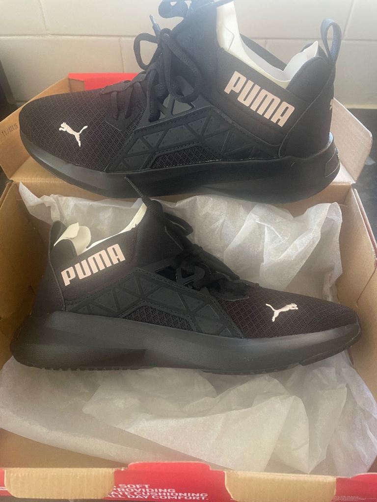 Puma Black Trainers – Brand New in Box