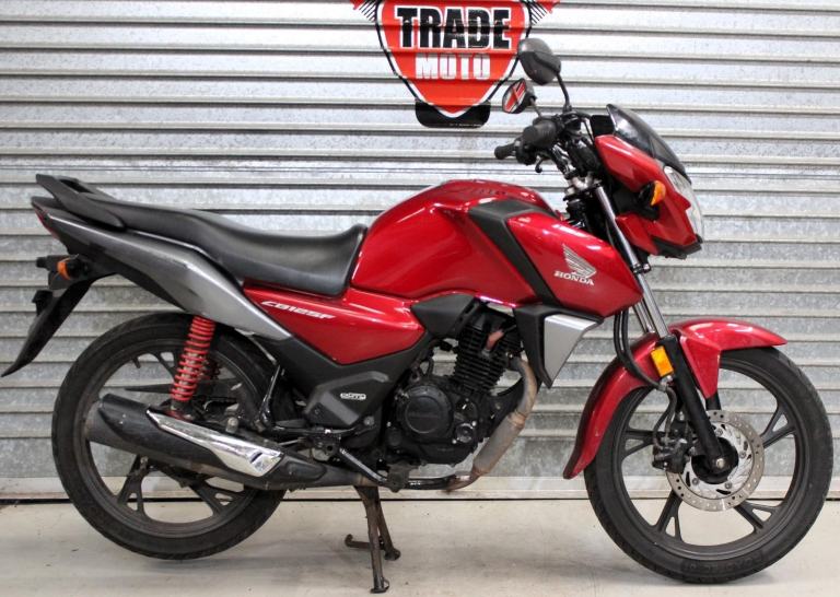 2022 22 HONDA CBF 125 M-M CB 125 F CB125F RED HPI CLEAR TRADE SALE NEW MOT 6K