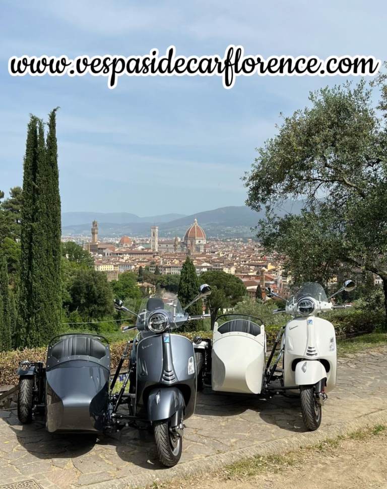 Vespa sidecar Tour in Florence (Italy)