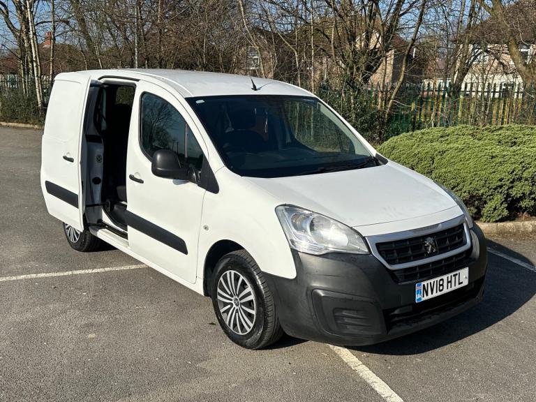 2018 Peugeot Partner 1.6 Blue Hdi Crew Van Lwb 5 Sester 100bhp  PANEL VAN Diesel Manual