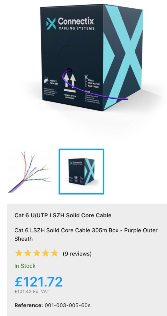 Cat6 cable