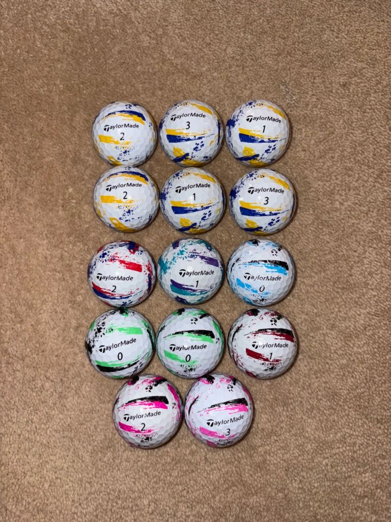 TaylorMade ink balls