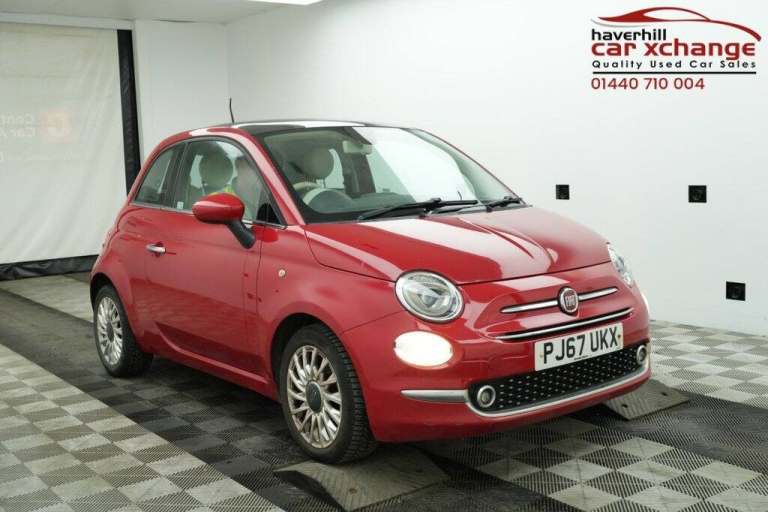 2017 Fiat 500 1.2 Lounge Hatchback 3dr Petrol Manual Euro 6 (s/s) (69 bhp) Hatchback Petrol Manual