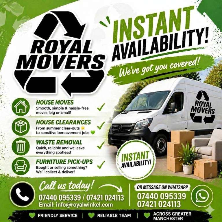 Man with van house removal and rubbish clearance 