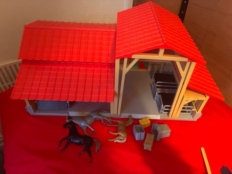 Really fun Schliech large house stables 