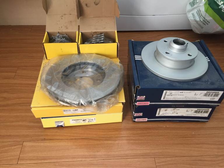 vw golf discs and pads