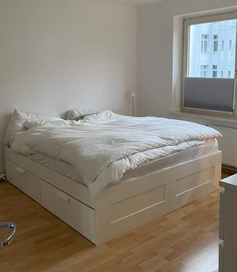 IKEA Double Bed (180cm) – Only 1 Year Old, Great Condition
