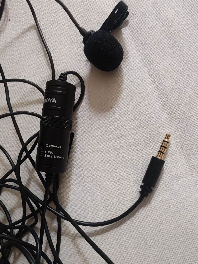 BOYA Lavalier Microphone for Camera/Smartphone – Good Condition
