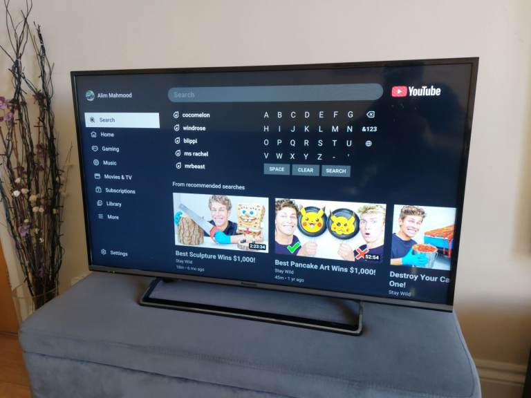 Panasonic Smart TV, Apps Like YouTube, Netflix, Prime Video Etc, 40 Inch Screen, Great TV