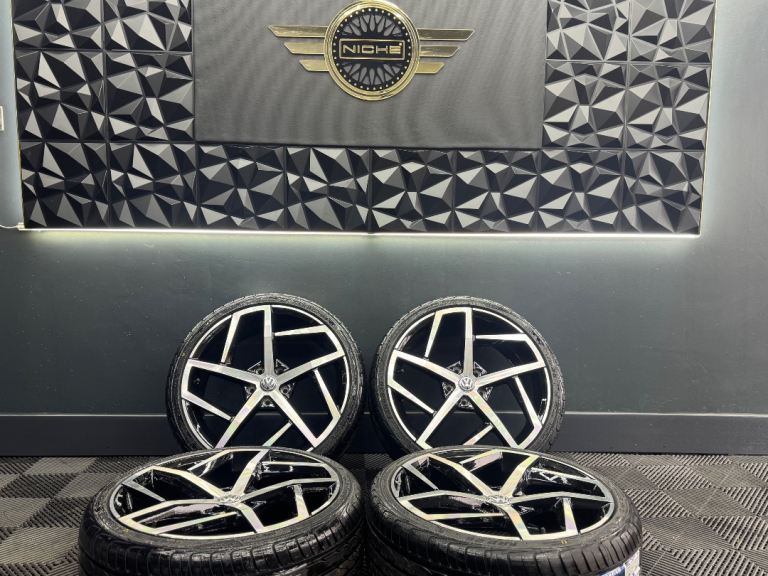 19” inch Vw Dallas alloys wheels 5x112 golf r gte gti line gtd caddy scirocco cc 