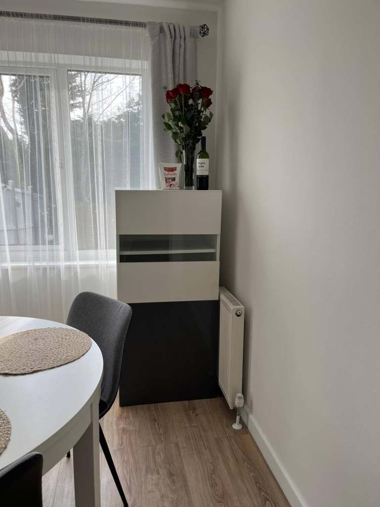 image for WHITE/GRAY STORAGE CABINET 