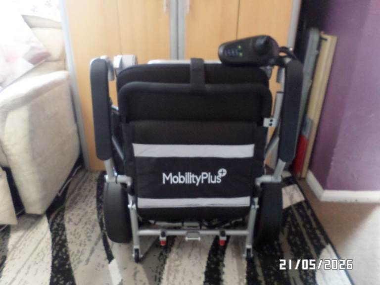 MobilityPlus+ Foldable Electric Power Wheelchair + Joystick + BAG. PICK UP ONLY