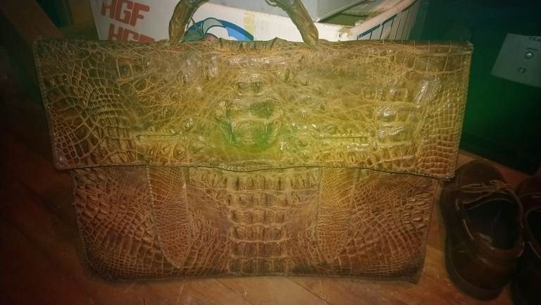 Crocodile Skin Briefcase