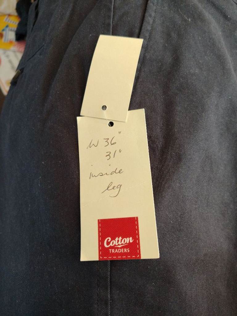 Cotton Traders Men's Trousers W36 L31 – New with Tags