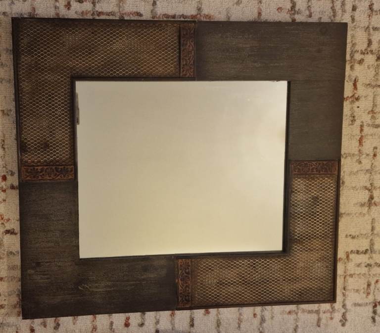 Large Wooden frame mirror 