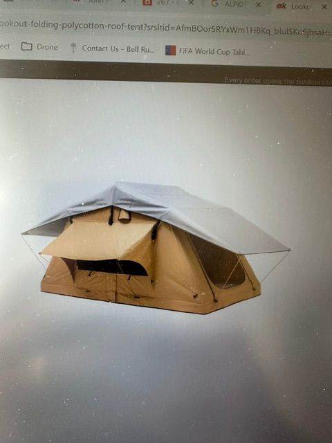 Alpkit Lookout Roof Tent - Tan, Brand New in Box (PURCHASED 3 TO GAIN A REDUCED PRICE)