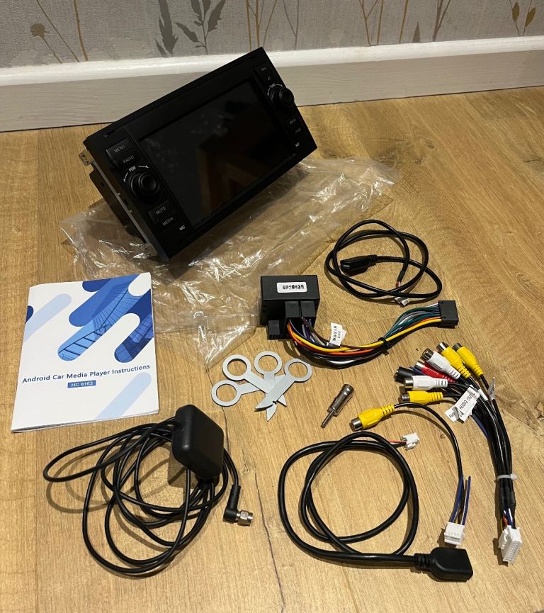 Ford-Android 13 Car Stereo-Fiesta 2006-2008, Focus 2005-2008, 7" TouchScreen-CarPlay Android Auto.