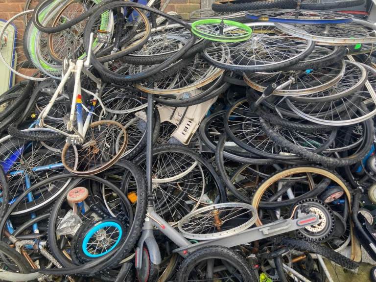 Any parts wheel seat lock lights baskets or whole bike