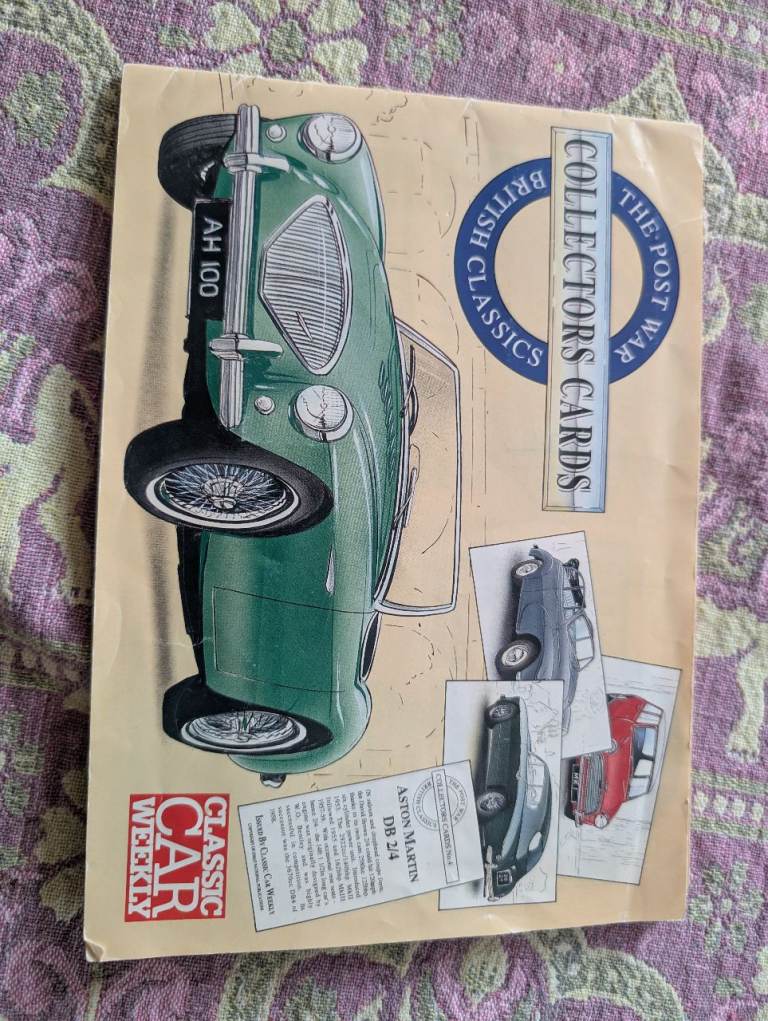 Classic Car Weekly Collector's Cards - British Classics