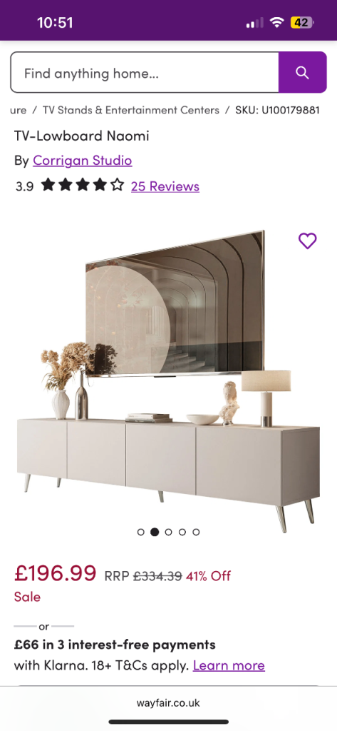 image for Gorgeous TV stand