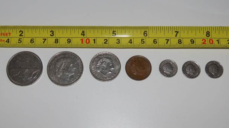 Collectable Coins Netherlands Holland 2½, 2, 1 Gulden 5, 10, 10, 10 Cent Various Assorted Vintage