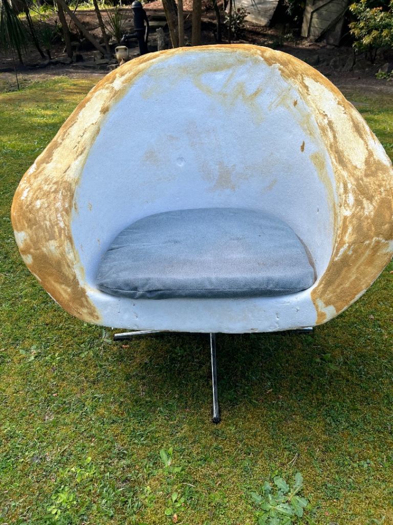Mid Century Original Swivel Tub Chair - Project 