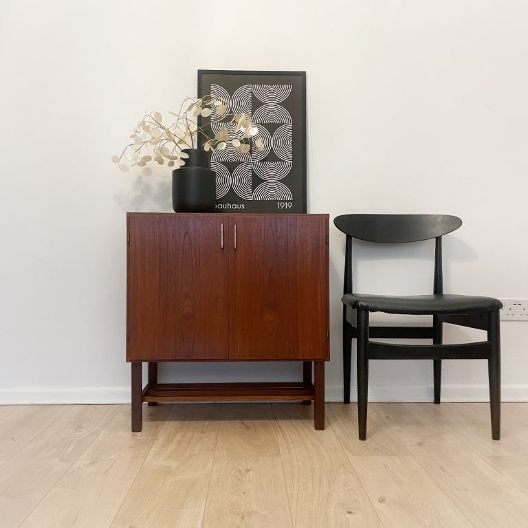 Mid century teak record cabinet (Swedish)