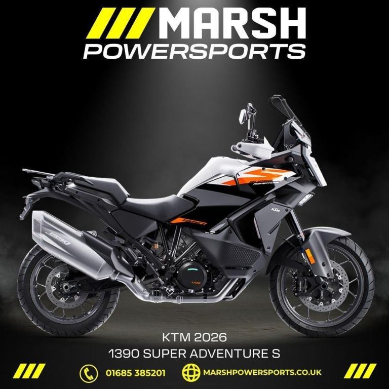 KTM 1390 Super Adventure S Black 2026 - KTM Main Dealer - Reserve Now!