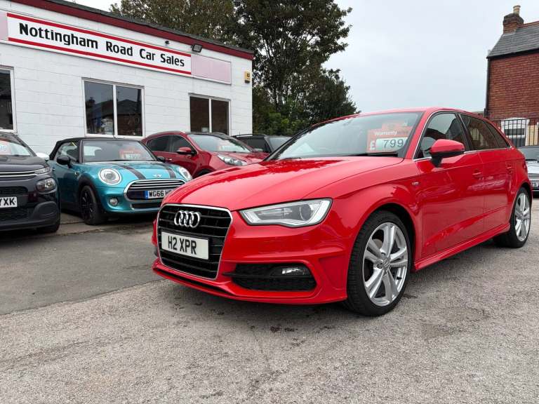 2016 Audi A3 1.4 TFSI 150 S Line 5dr [Nav] HATCHBACK Petrol Manual