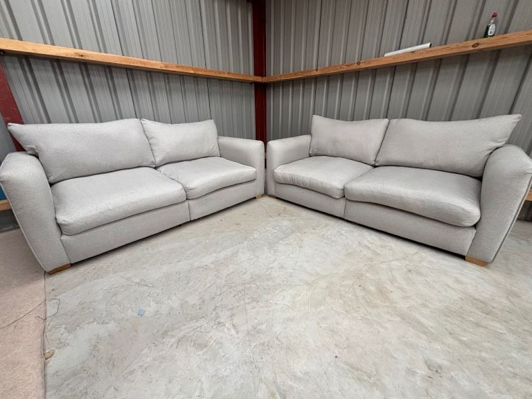 Oak Furniture Land 3 + 3 seater sofa set, delivery available