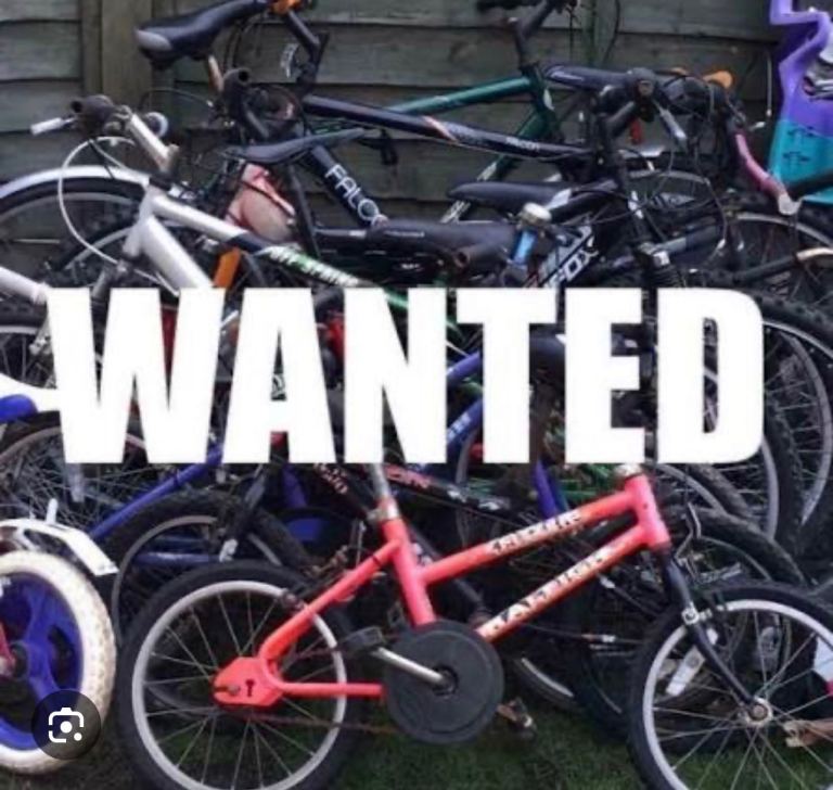 Will collect your unwanted bikes free of charge 