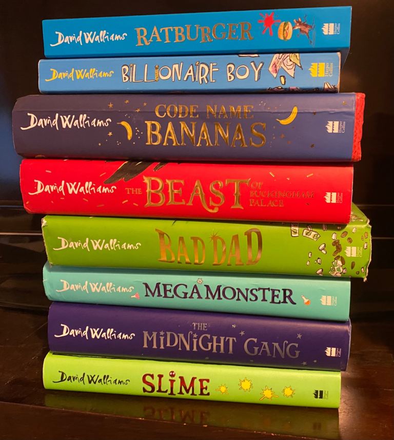 Selection of 8 David Walliams books