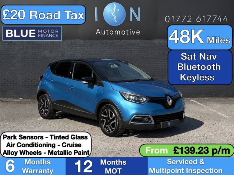 2016 Renault Captur 1.5 dCi Dynamique S Nav *35 Pound Tax, Nav, Sensors, Elec Fold Mirrors* Diese...