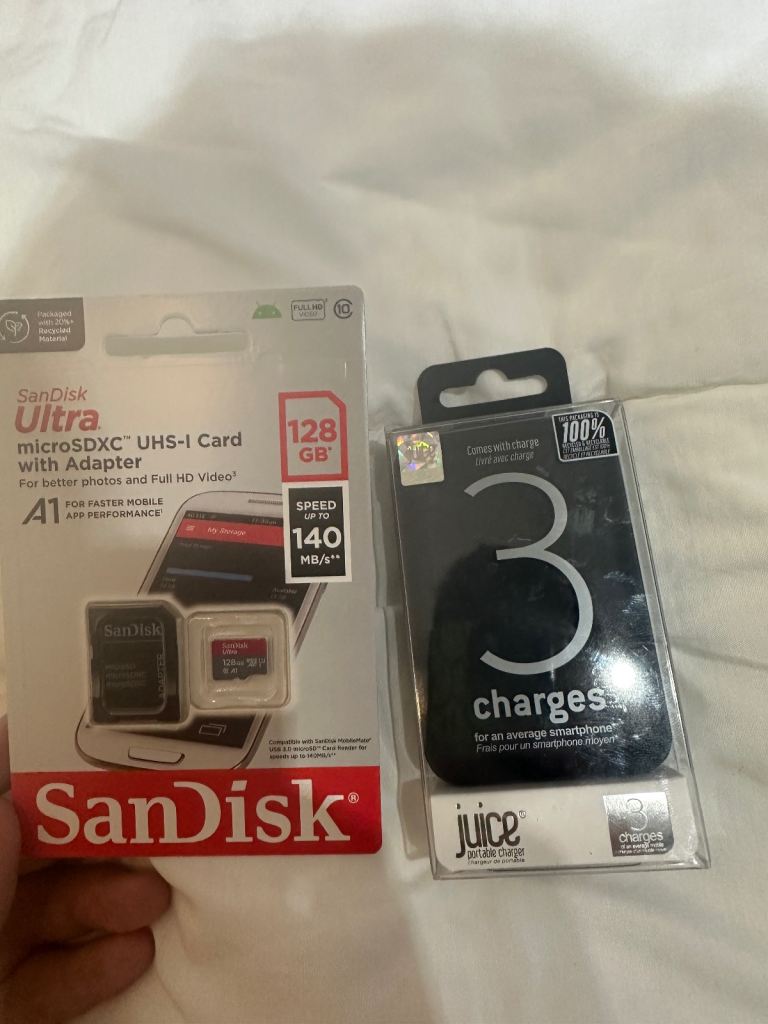 SanDisk 128GB 140mbs Ultra MicroSDXC Card