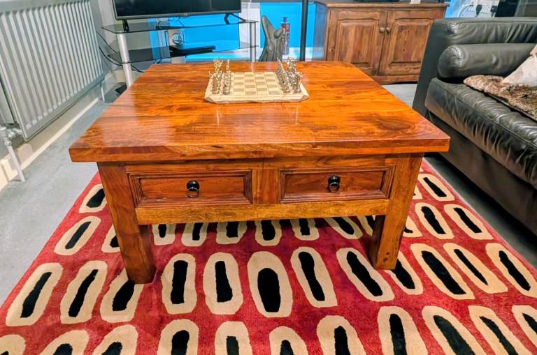 Wooden coffee table 