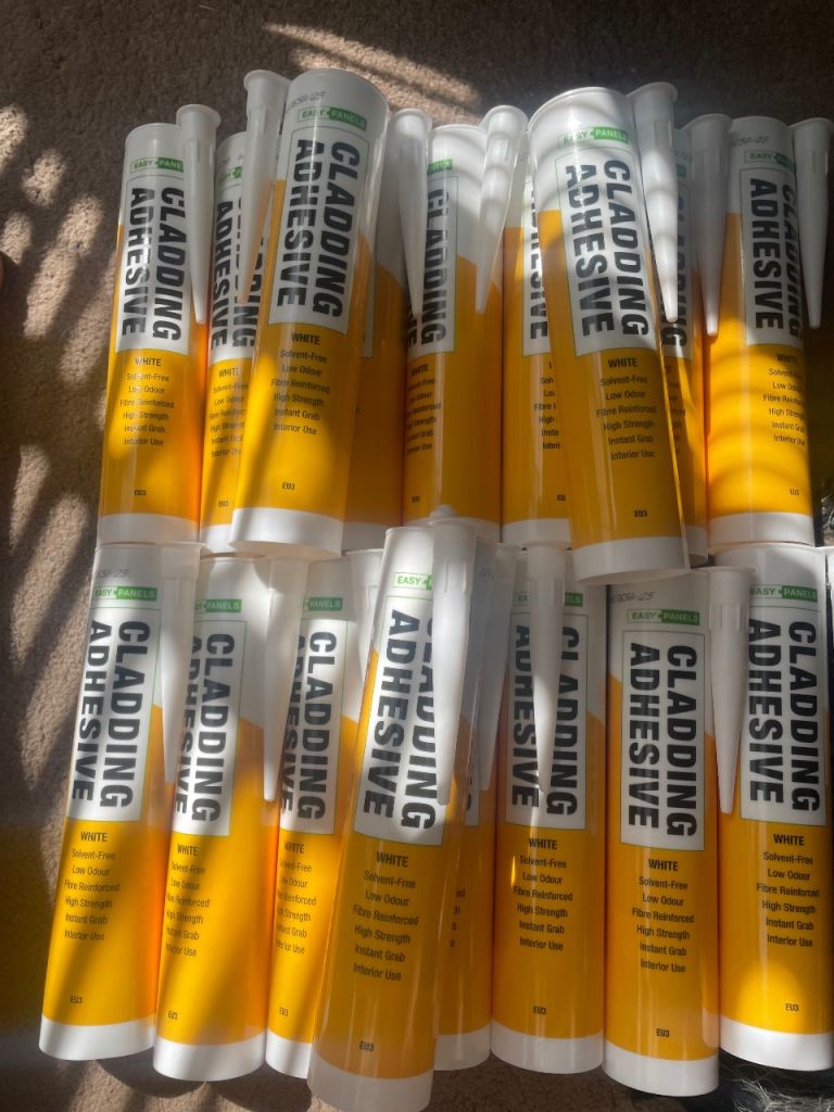 Easy Panels White Cladding Adhesive – New, Multiple Tubes Available