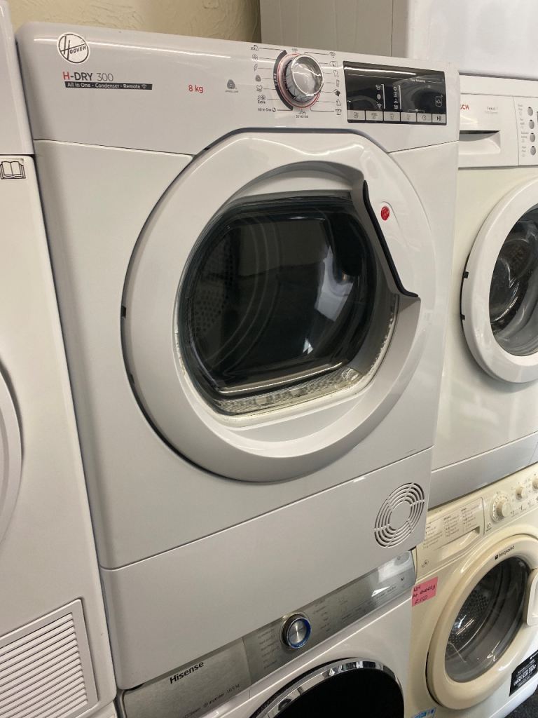 🚚✅WHITE HOOVER 8KG FULLY DIGITAL CONDENSER TUMBLE DRYER WE DO DELIVER