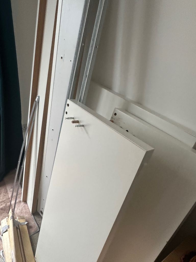 Ikea malm white single bed