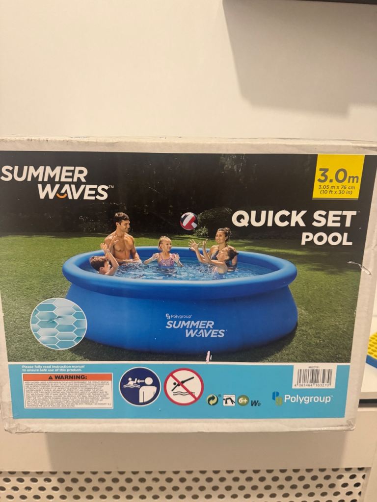 Garden pool 10ft x 30”