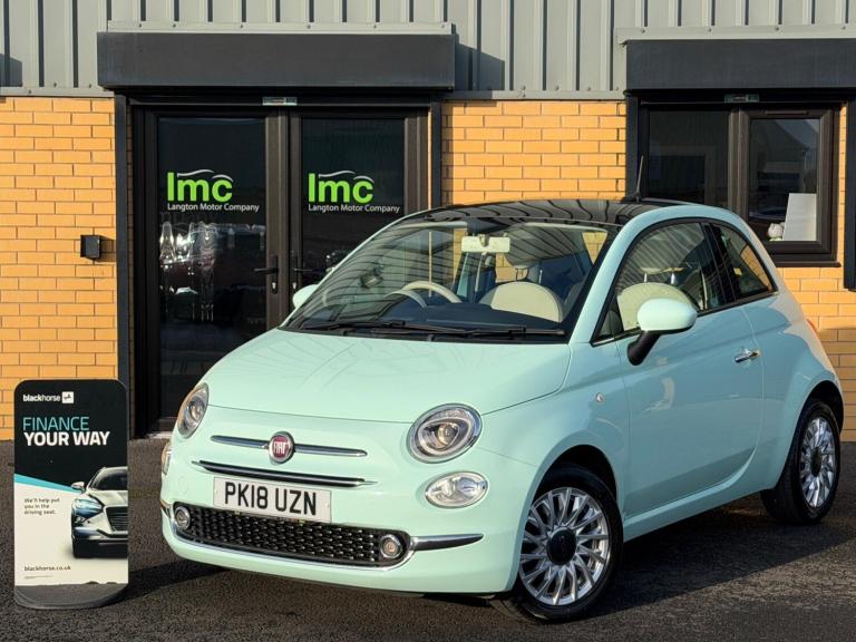 2018 Fiat 500 1.2 Lounge 3dr HATCHBACK PETROL Manual