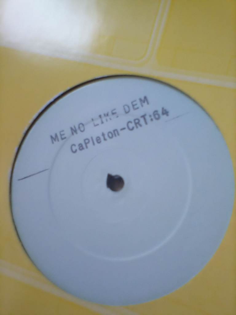 ME NO LIKE DEM , CAPLETON,12 INCH VINYL EP,.white label, 