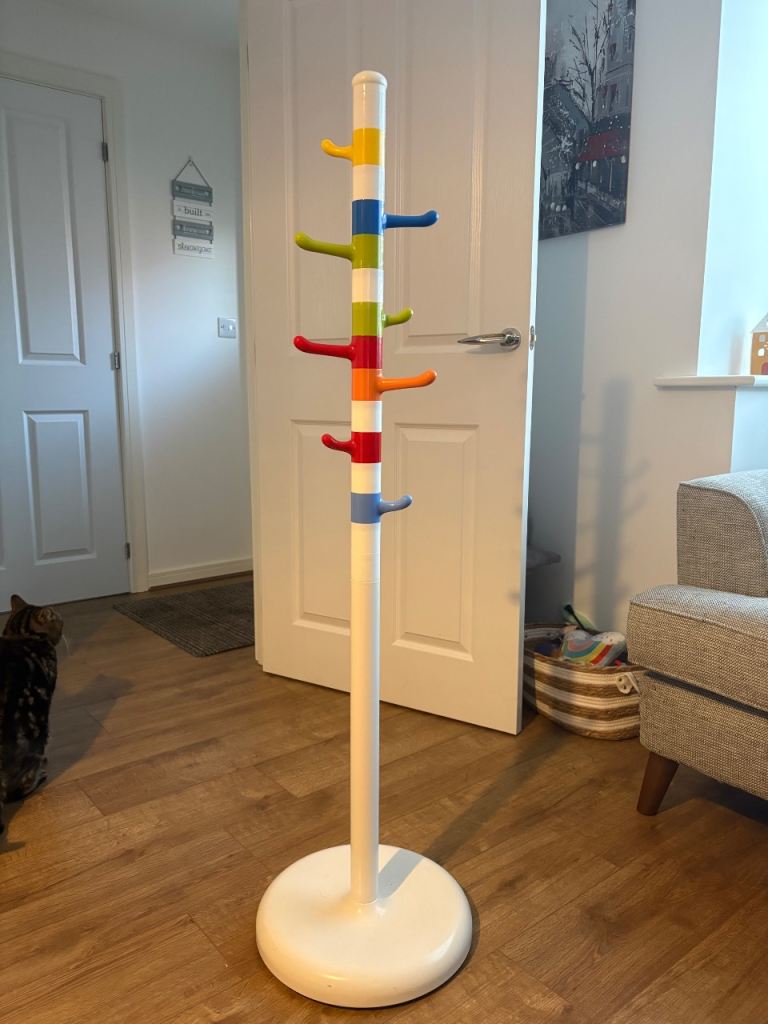 Colourful Kids Coat Stand - Good Condition